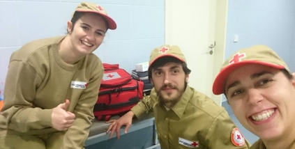 Equipa de Socorro Apeada no evento Passagem de Ano no Multiusos de Fafe